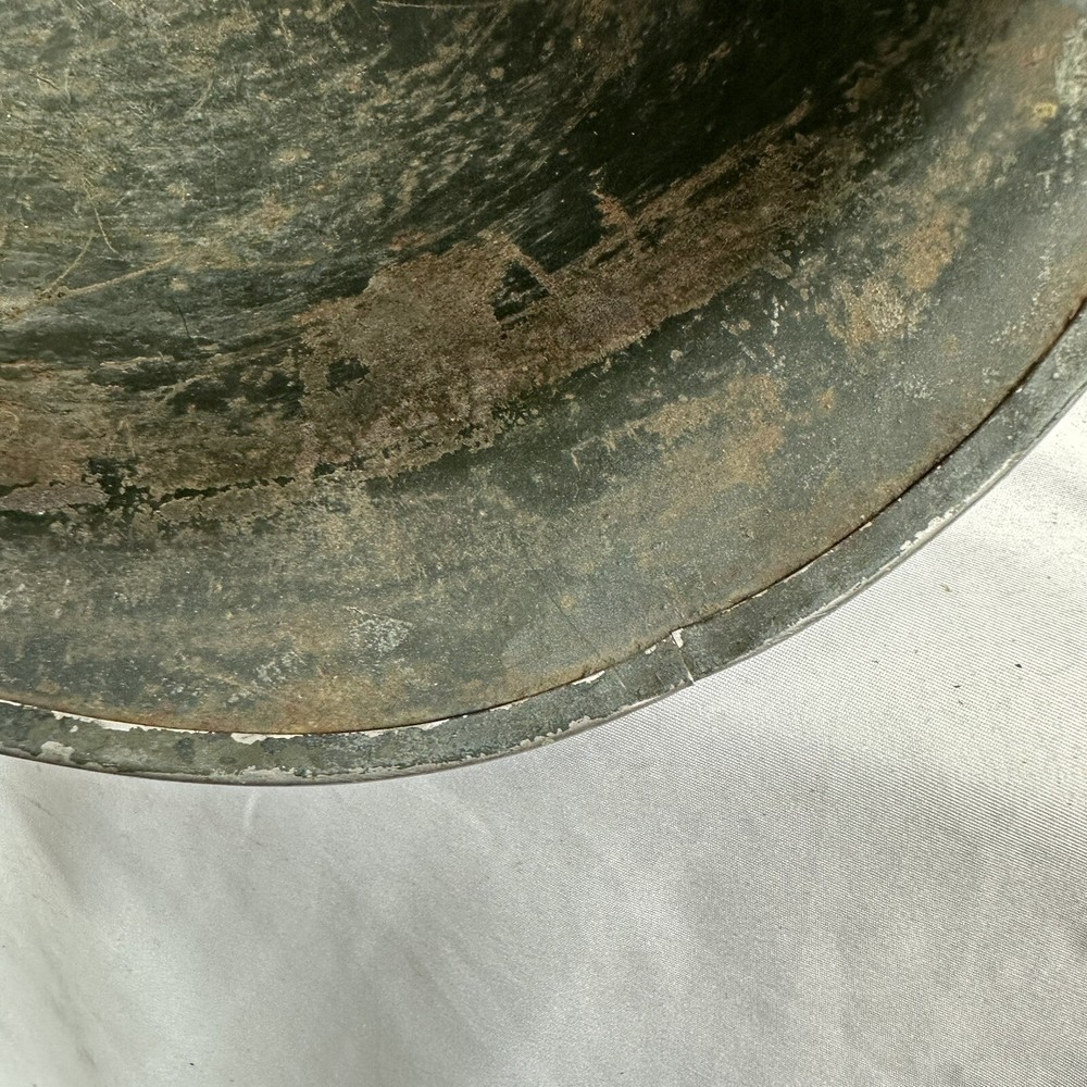 Original WWII US Navy Painted M-1 Helmet Stenciled