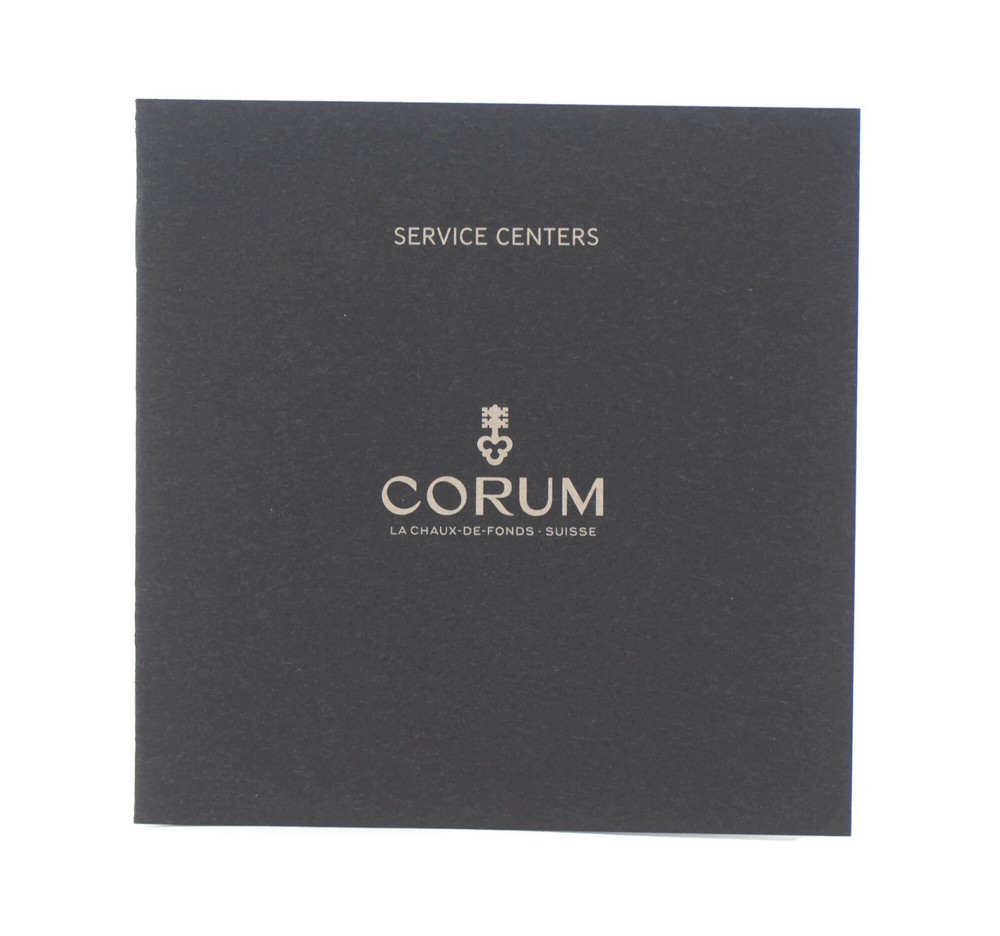 Corum Service Centers Booklet Manual