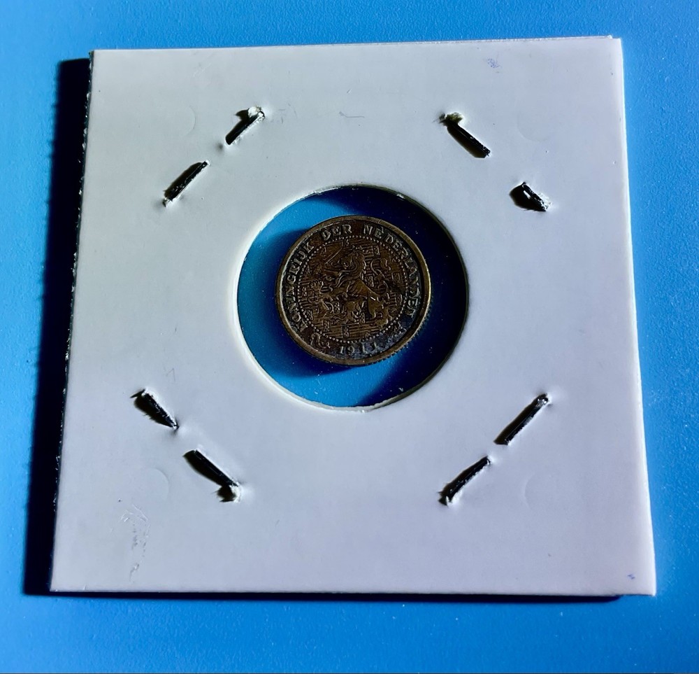1912 Netherlands ½ Cent — Collector Grade — Historic Copper.