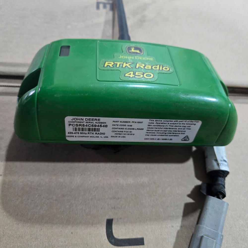 John Deere Starfire 450mhz RTK