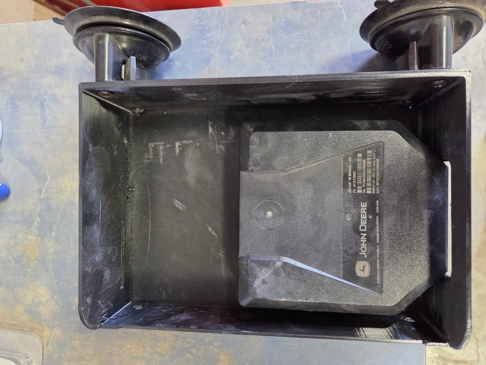 John Deere Jdlink modem holder Less Suction Cups Less Hardware