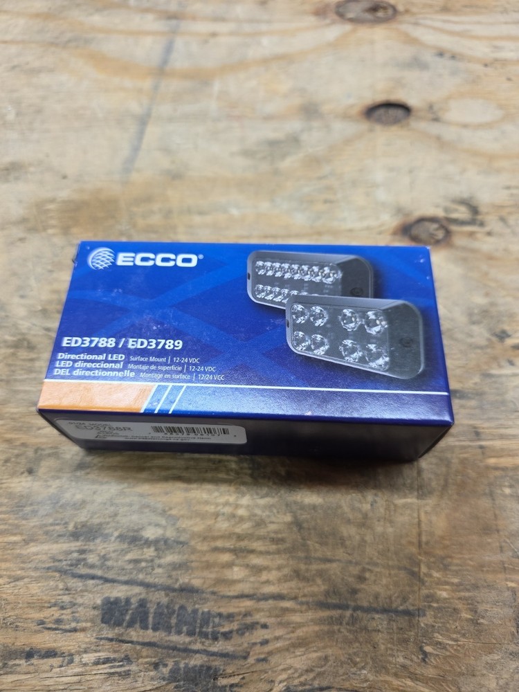 Ecco ED3788R Directional 8 LED Double Stack Surface Mount 12-24V Red