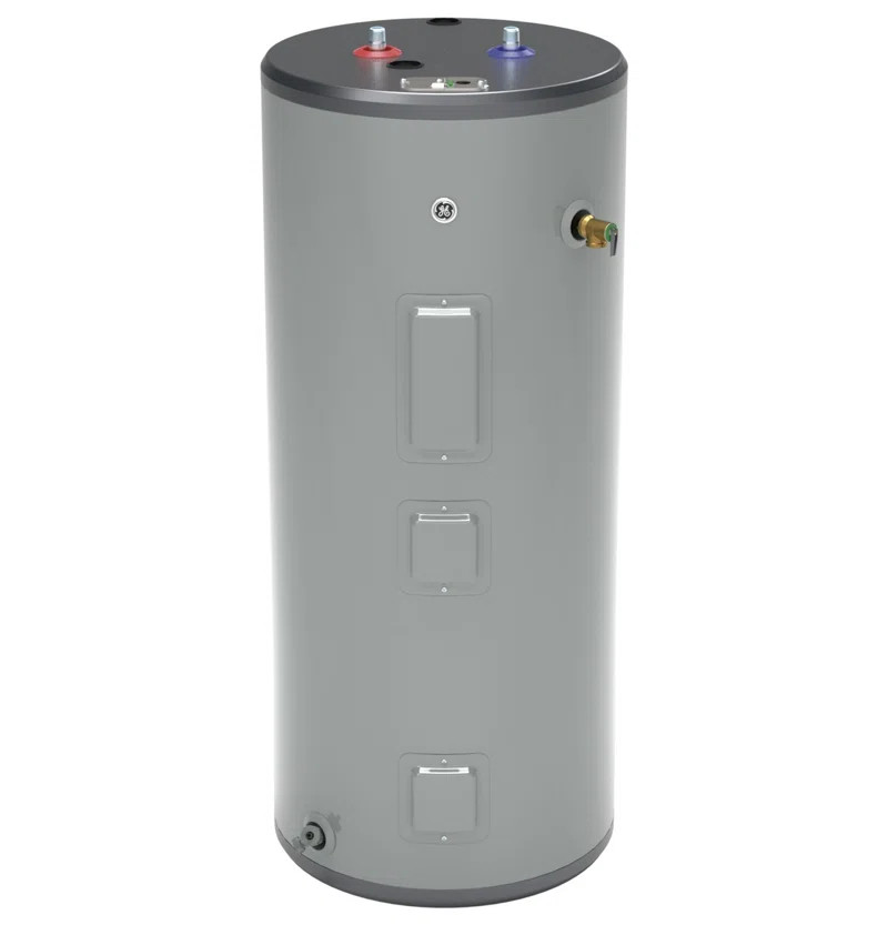 40 Gallon Short Electric Water Heater Fast Heating High Capacity Home Hot Water