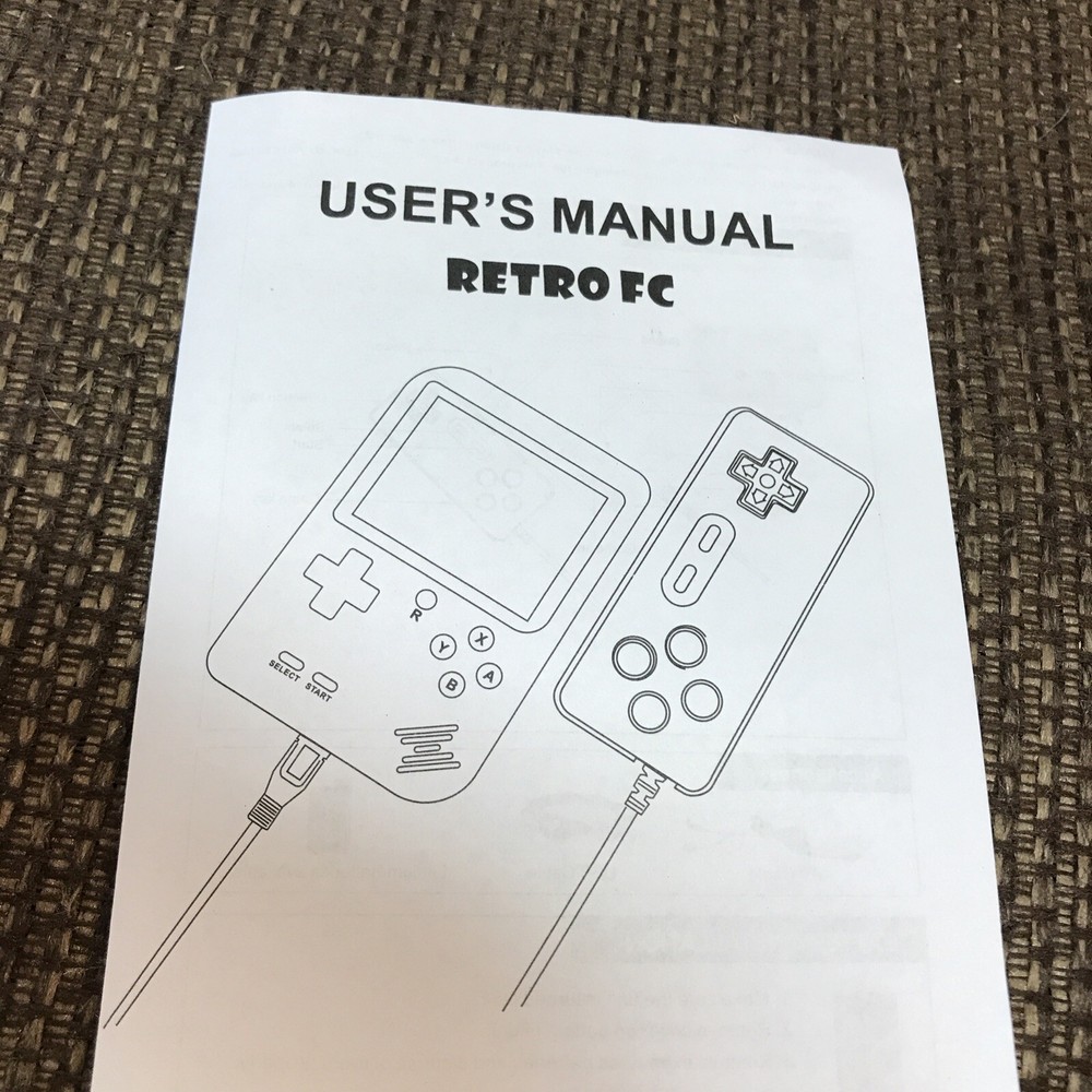 Large Screen Mini Handheld Digital Game System