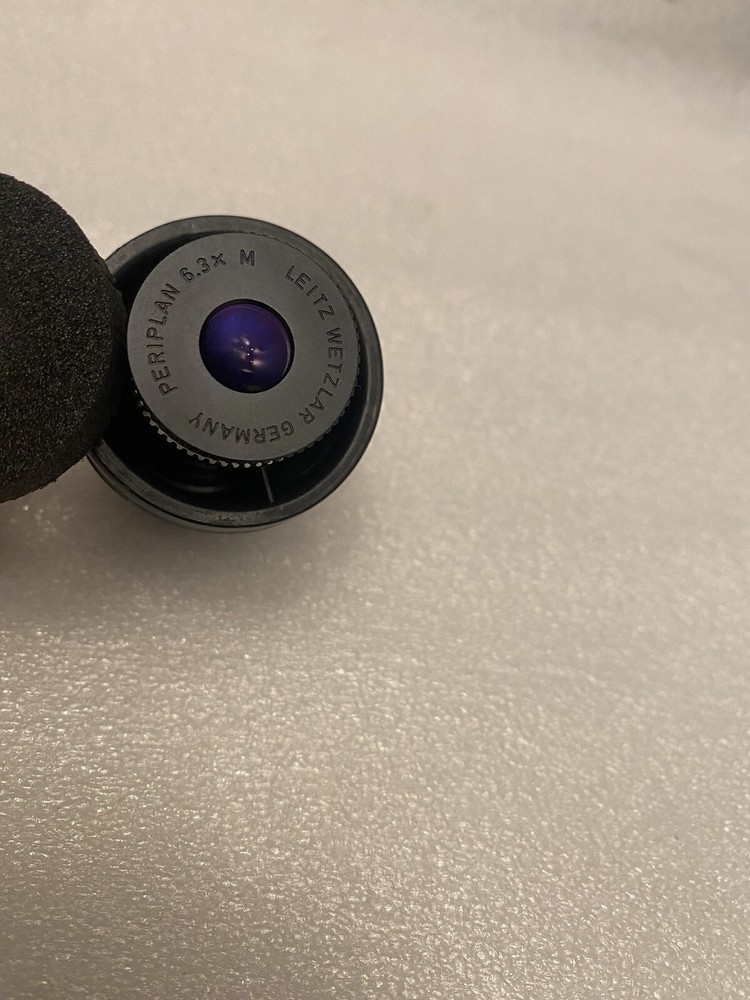 LEITZ GERMANY PERIPLAN 6.3X M EYEPIECE MICROSCOPE WETZLAR