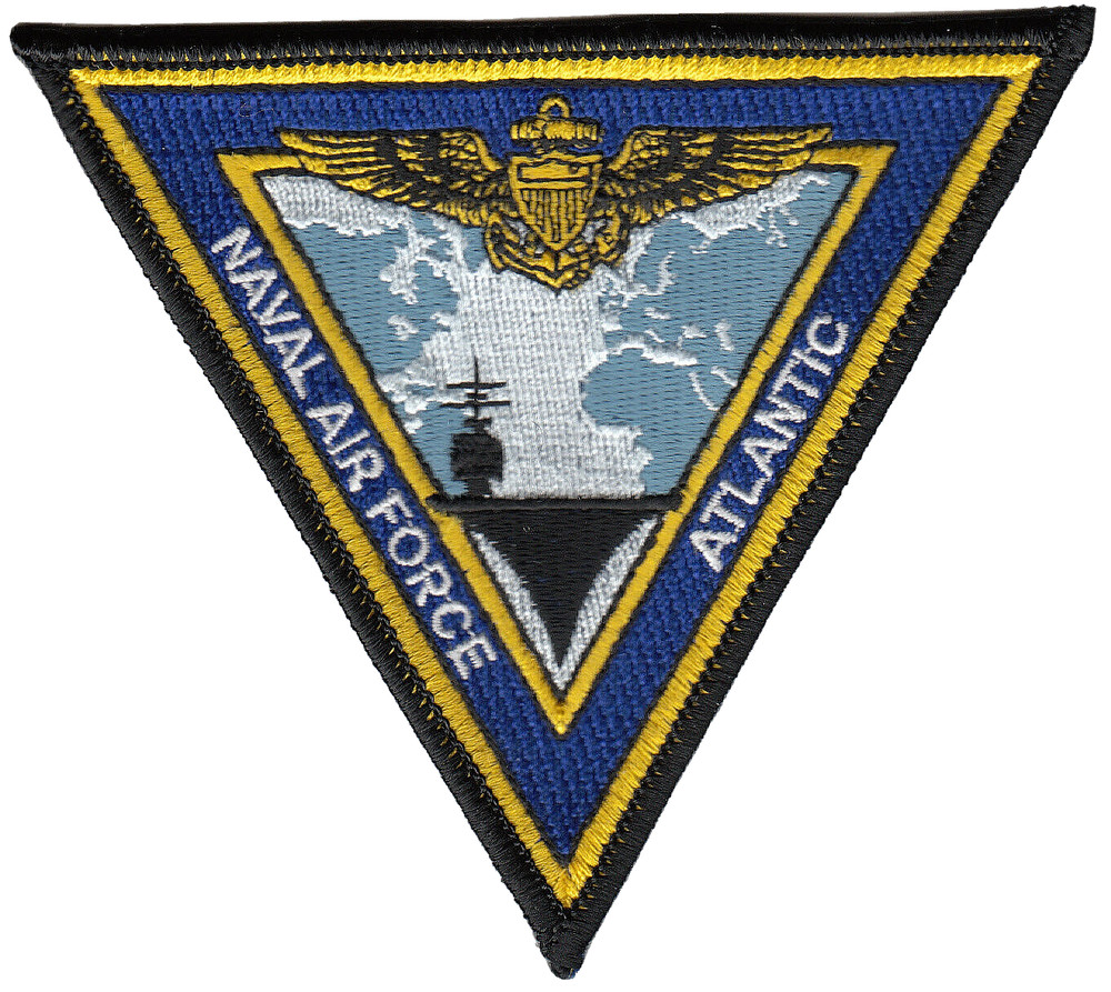NAVAL AIR FORCE ATLANTIC COMMAND CHEST PATCH