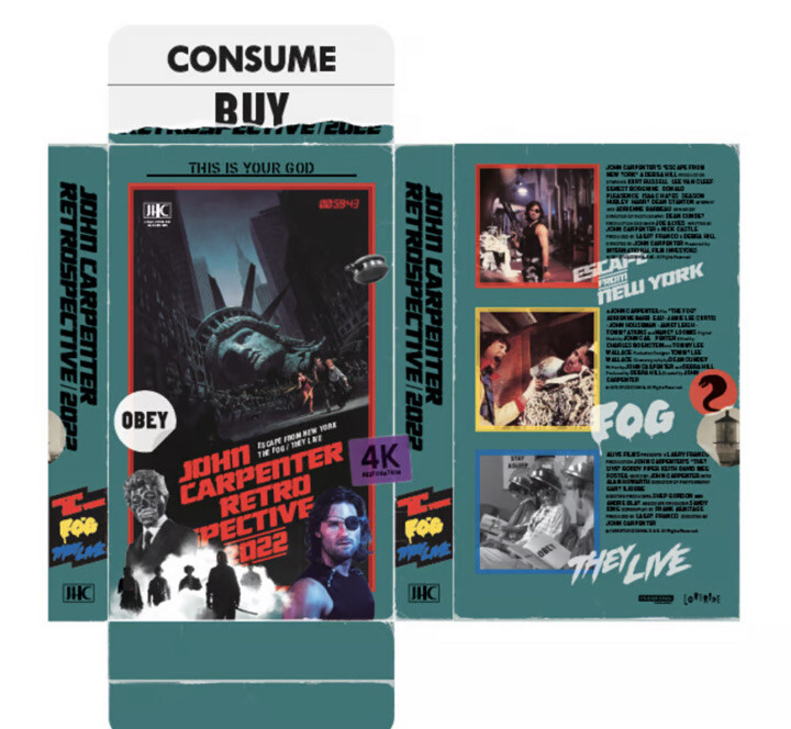 Limited quantity “John Carpenter Retrospective : Movie Program ,Japan, brochure