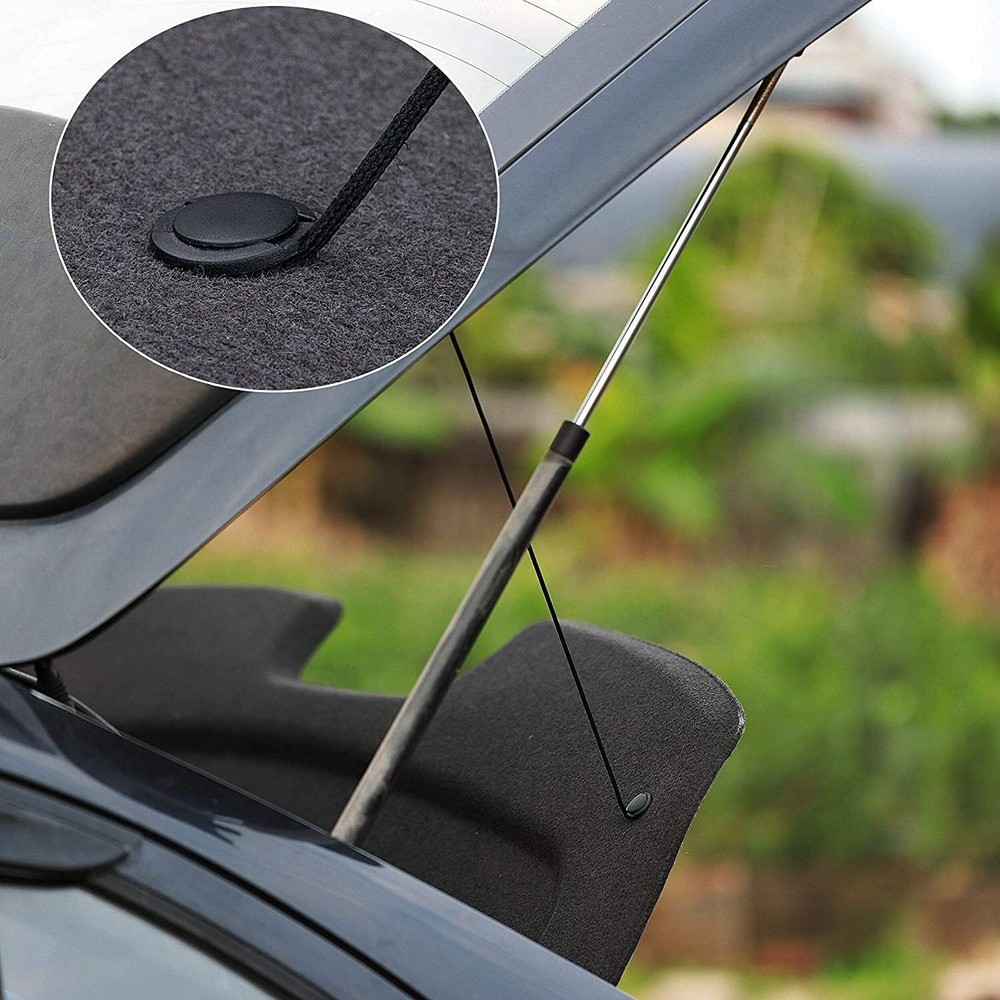 deemars 100PCS Car Clips, Plastic Rivets, 6 Popular One Size, BlackWhite