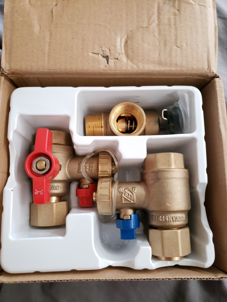 Rheem Brass Service Valves for Tankless Water Heaters OPEN BOX