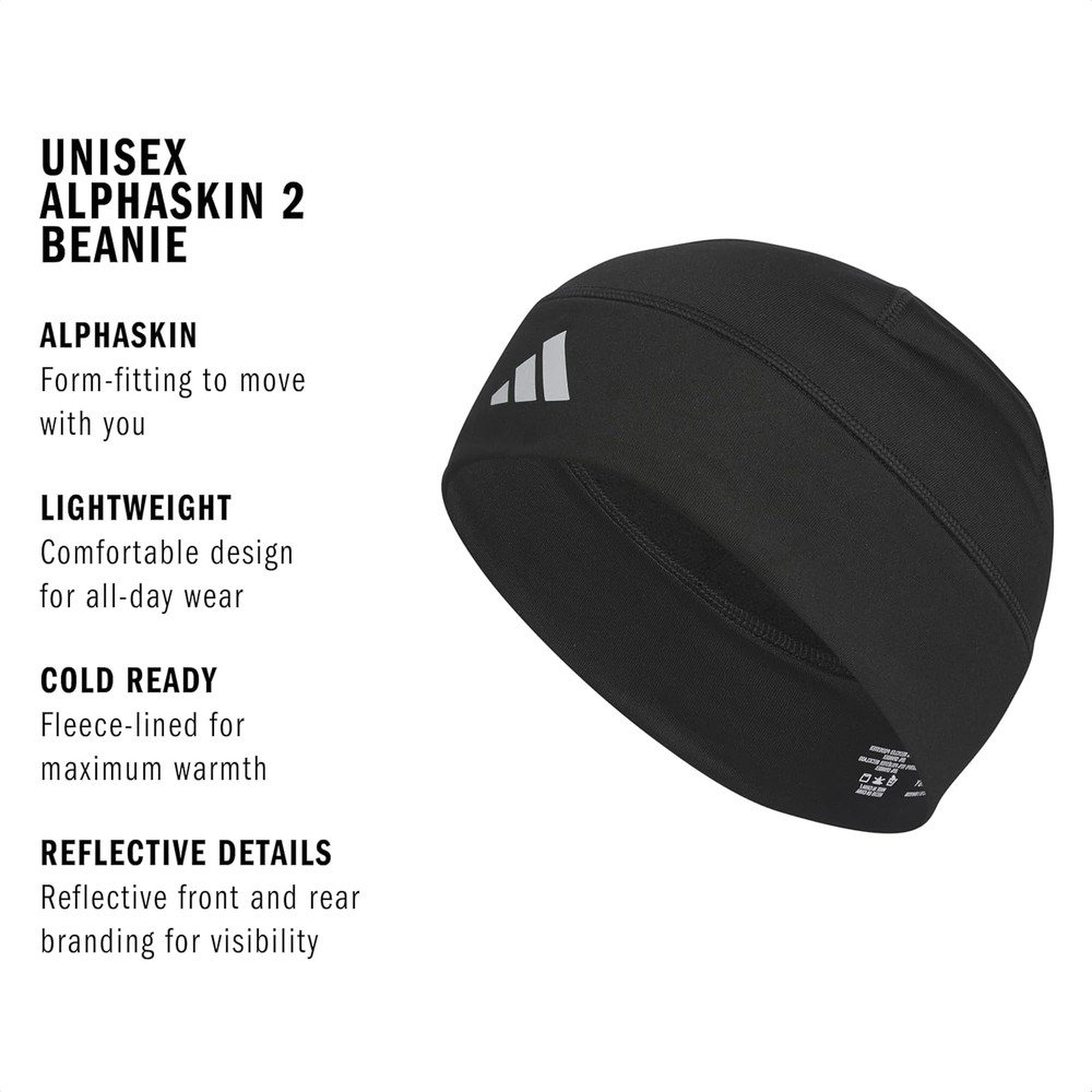 Adidas Alphaskin Beanie – Performance Workout Skull Cap