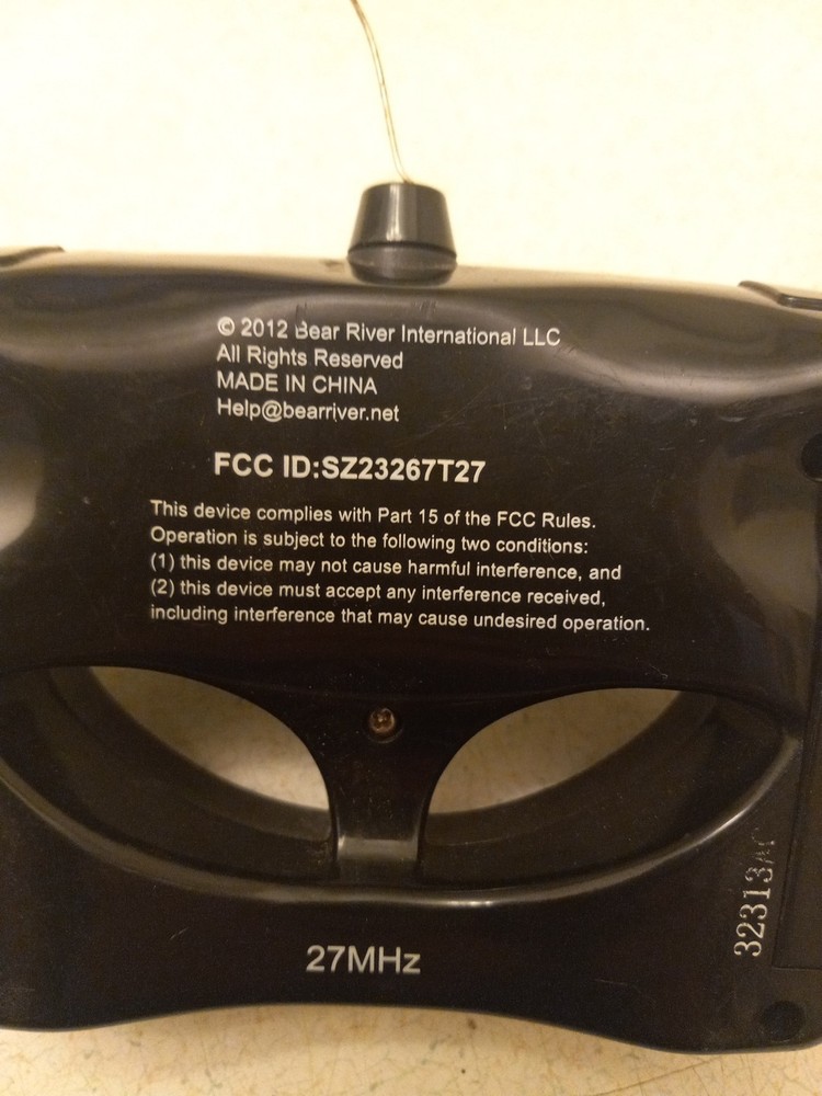 MALIBU Rc Boat, Replacement REMOTE CONTROL ONLY - 27mhz