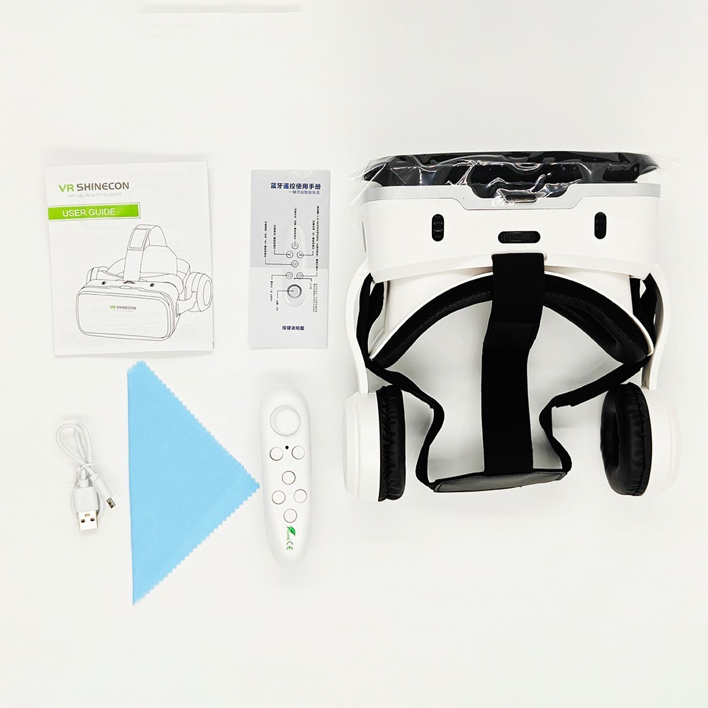 VR Box 4.0 3D Virtual Reality Headset with Bluetooth & Controller – Immersive VR