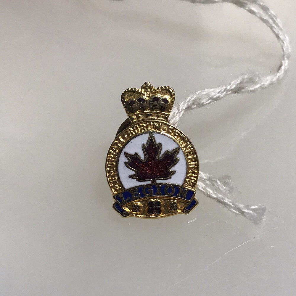 We Will Remember Them CDN Legion Pin Canadian