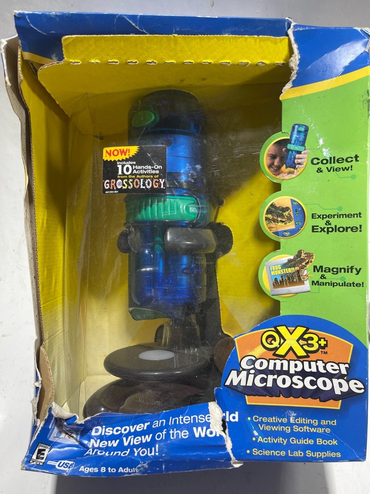 Intel Play QX3+ Computer Microscope  Electronics Windows 2000, 98, 98 SE, ME VTG