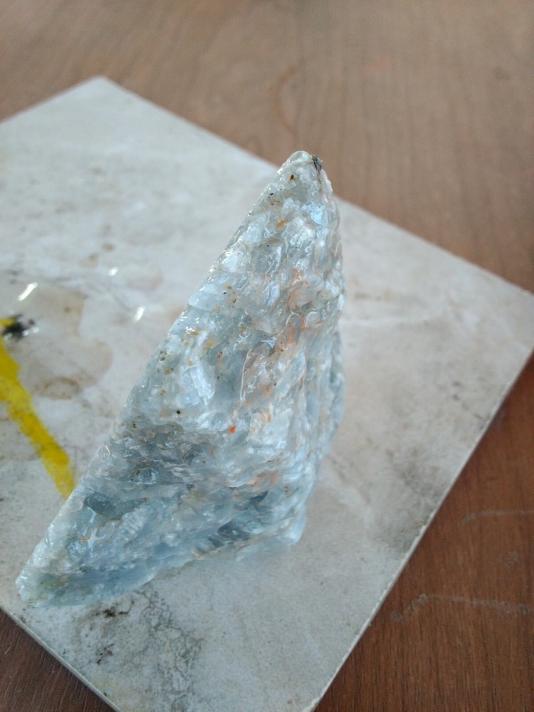 Blue Calcite Specimen Rough Collection Piece Or Slab N Cab