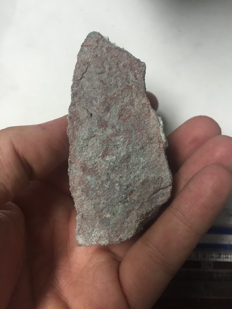 Fluorescent Calcite Crystal Clusters On Matrix From Moncure NC