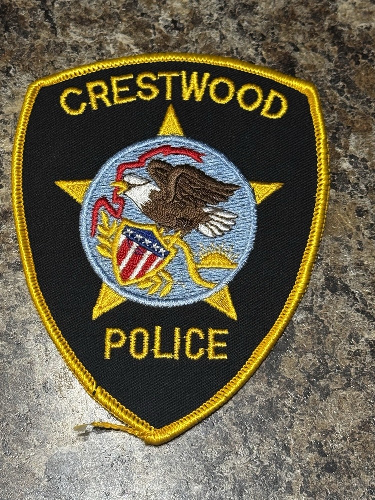 CRESTWOOD ILLINOIS POLICE PATCH