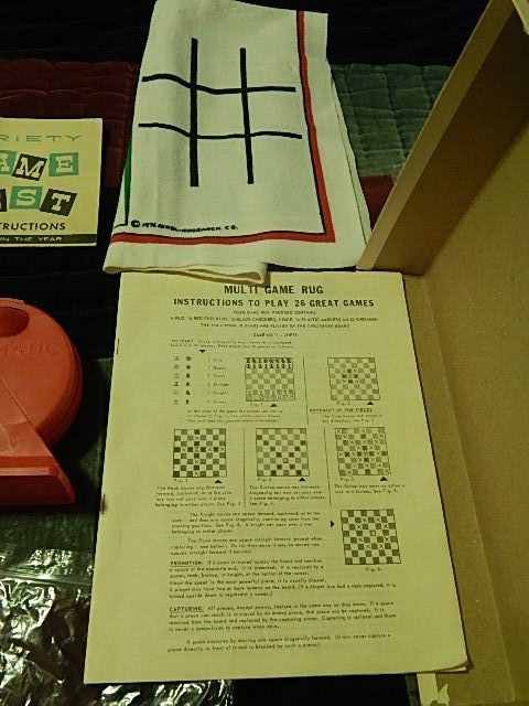 1976 Multi Game Set ~ Athol Research Co. ~ Chess Backgammon Bingo ~ FREE SHIP.