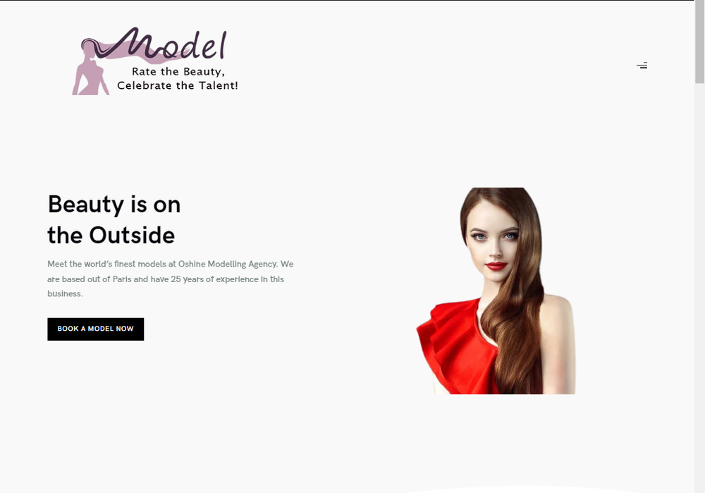 Profitable Model Agency Website with User Voting System - Free Host & Easy Setup