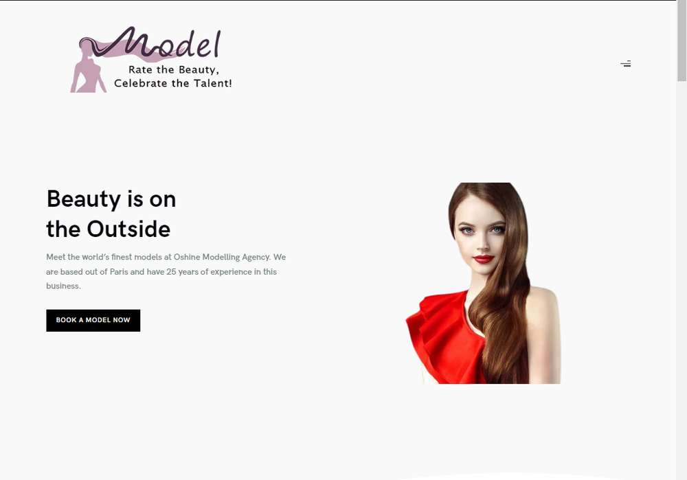 Profitable Model Agency Website with User Voting System - Free Host & Easy Setup