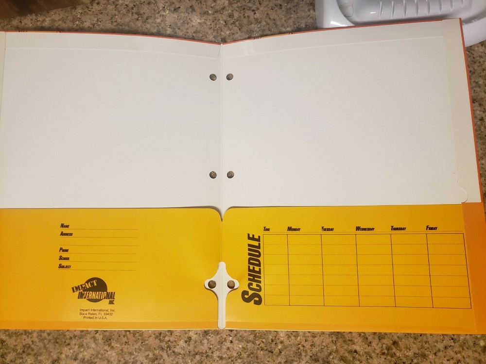 Vintage Disney Aladdin Folder rare
