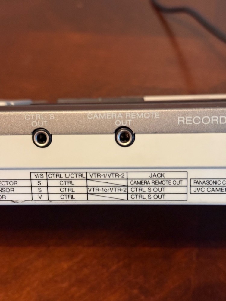 Sony RM-E100V Video Editing Controller