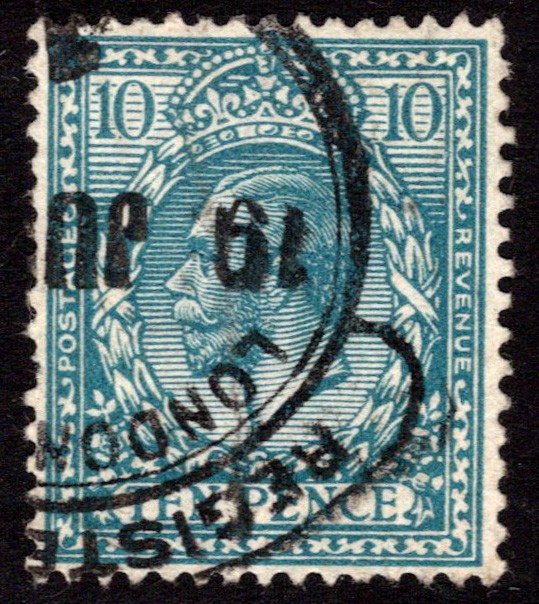 Great Britain Scott 171 Used with pulled perforation.