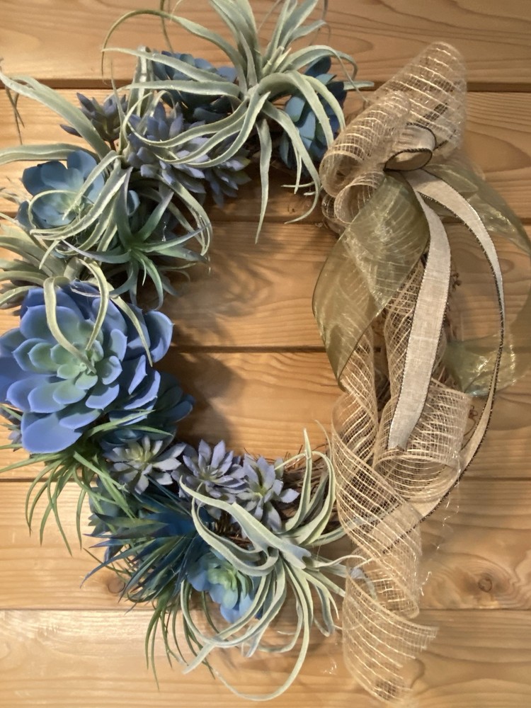 Succulent wreath