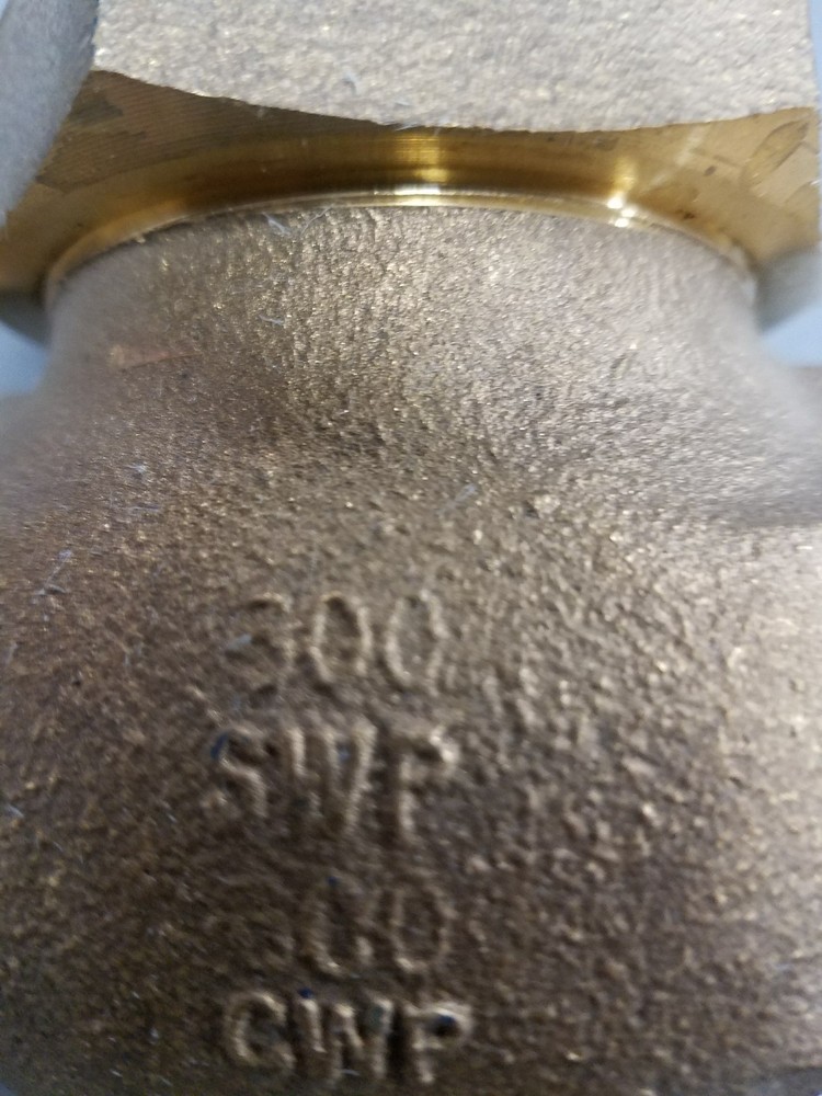 1-1/4" NIBCO Globe Valve Threaded Full PLug, T-276-AP