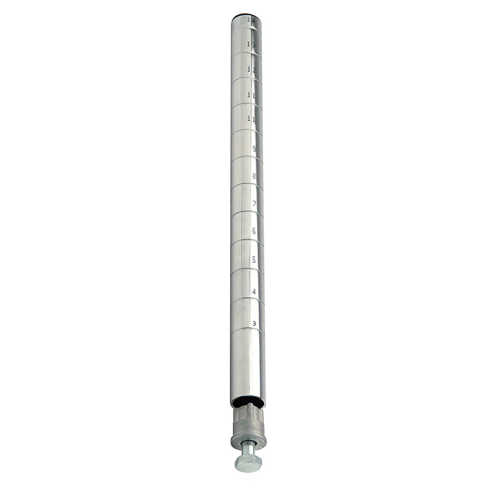 Quantum Food Service P34C 34" Chrome Plated Post