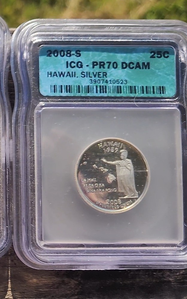 2008-S 25C State Quarters - Silver DCAM (Proof)
