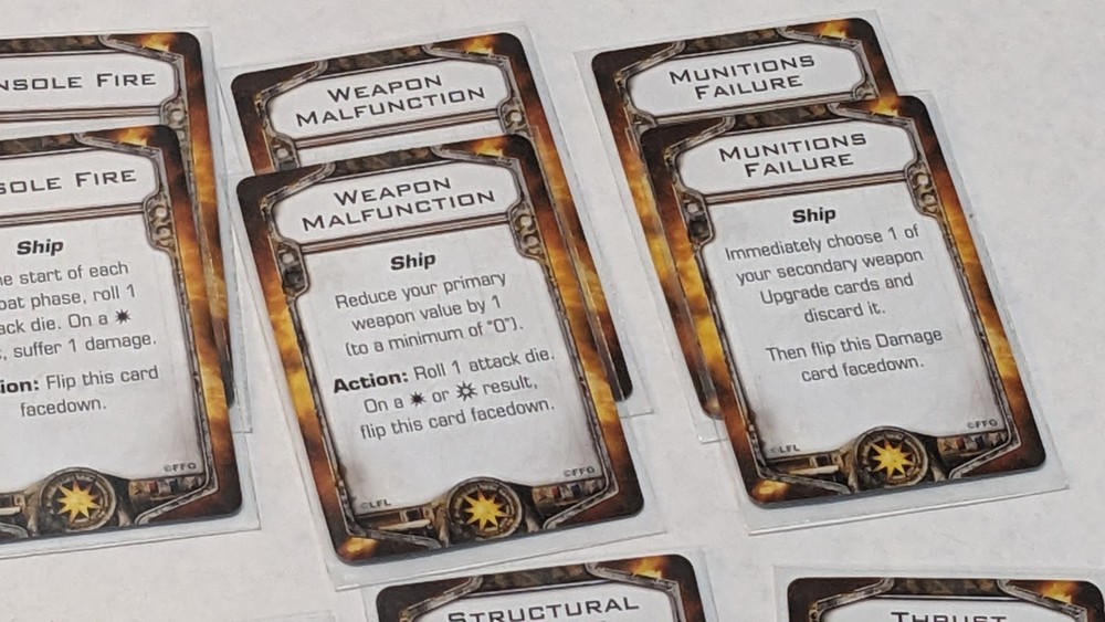 Star Wars X-Wing Miniatures Game: Damage Cards 32 (1 Missing SEE DESCRIPTION)