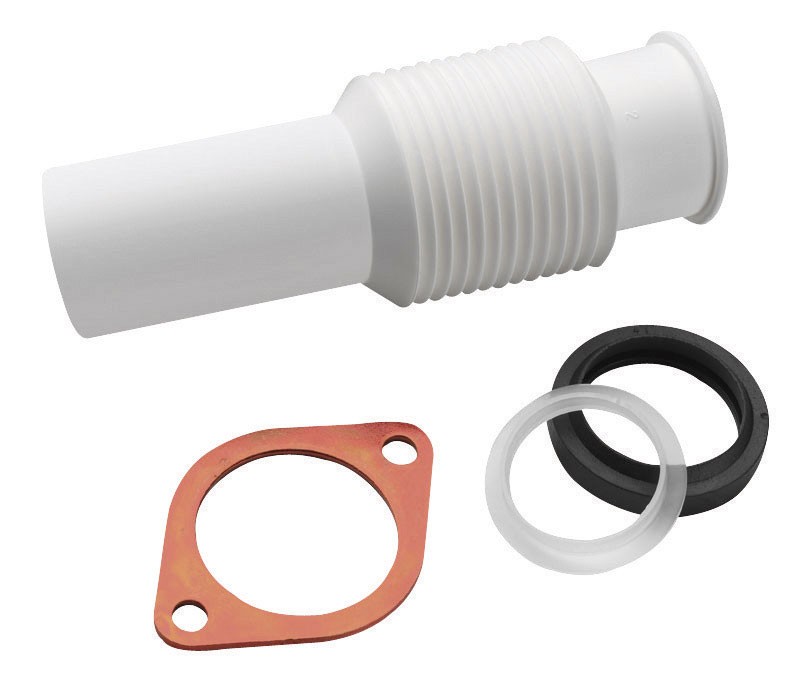 InSinkErator FDT-00 White Discharge Tube Kit for Garbage Disposals