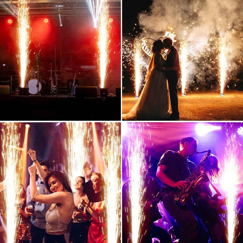 1200W Cold Spark Machine Stage Effect DMX Firework Machine Open/Ending Ceremony