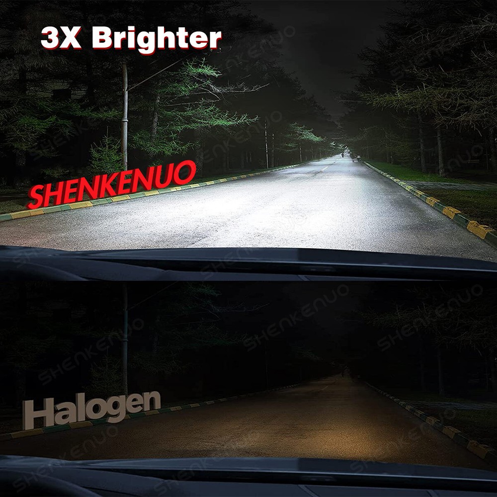 4X LED Headlight Bulbs Hi/Lo Beam For Honda Accord 2006-2012 Sedan 4-Door 6000K