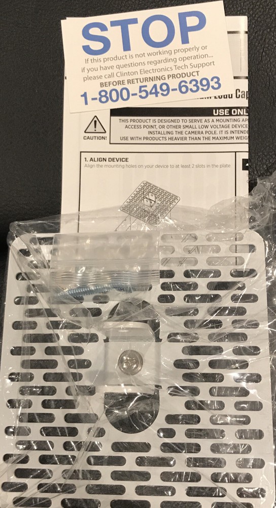 Clinton electronics CE-CPUPUniversal Mounting Plate for Telescoping Camera Pole