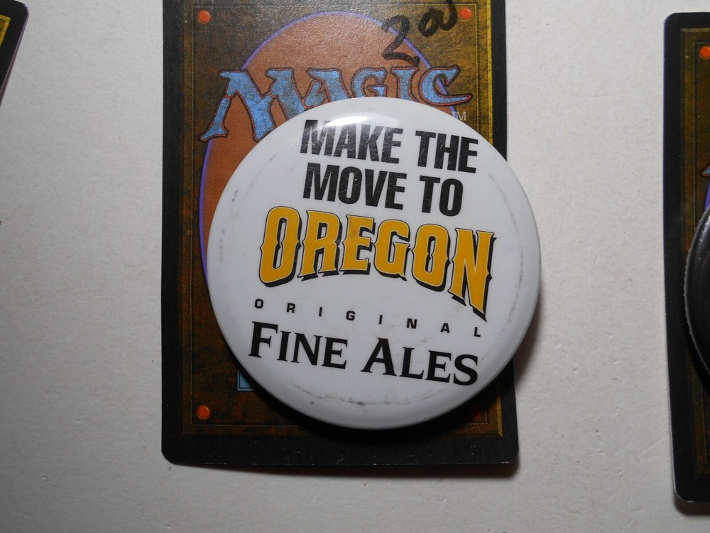 2-1/4" Oregon Original Fine Ales litho pinback button