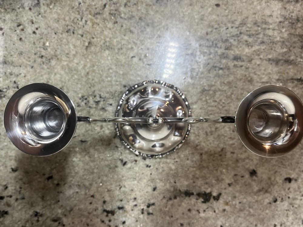 Silver Candle Holder