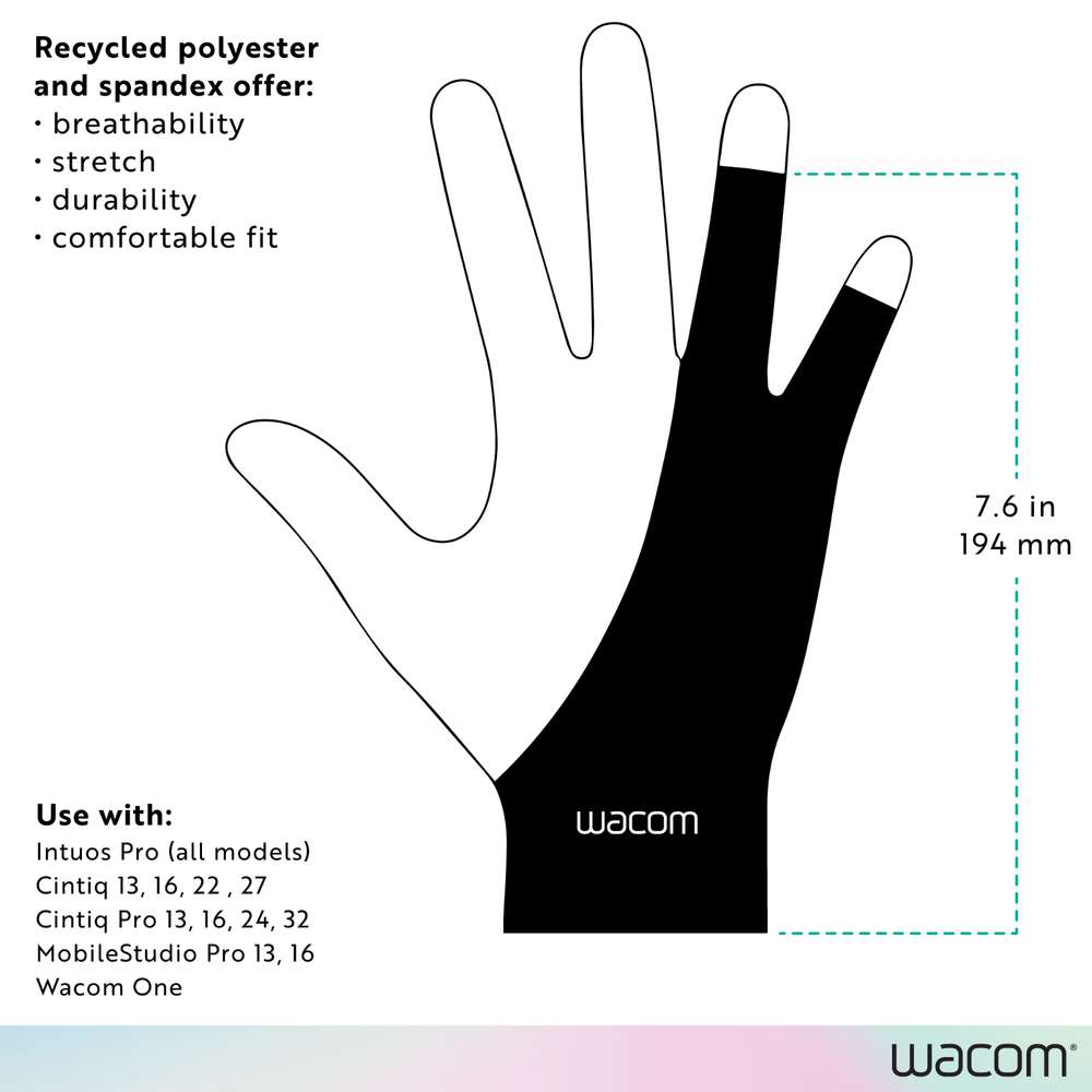 Wacom Drawing Glove (1 pack), New