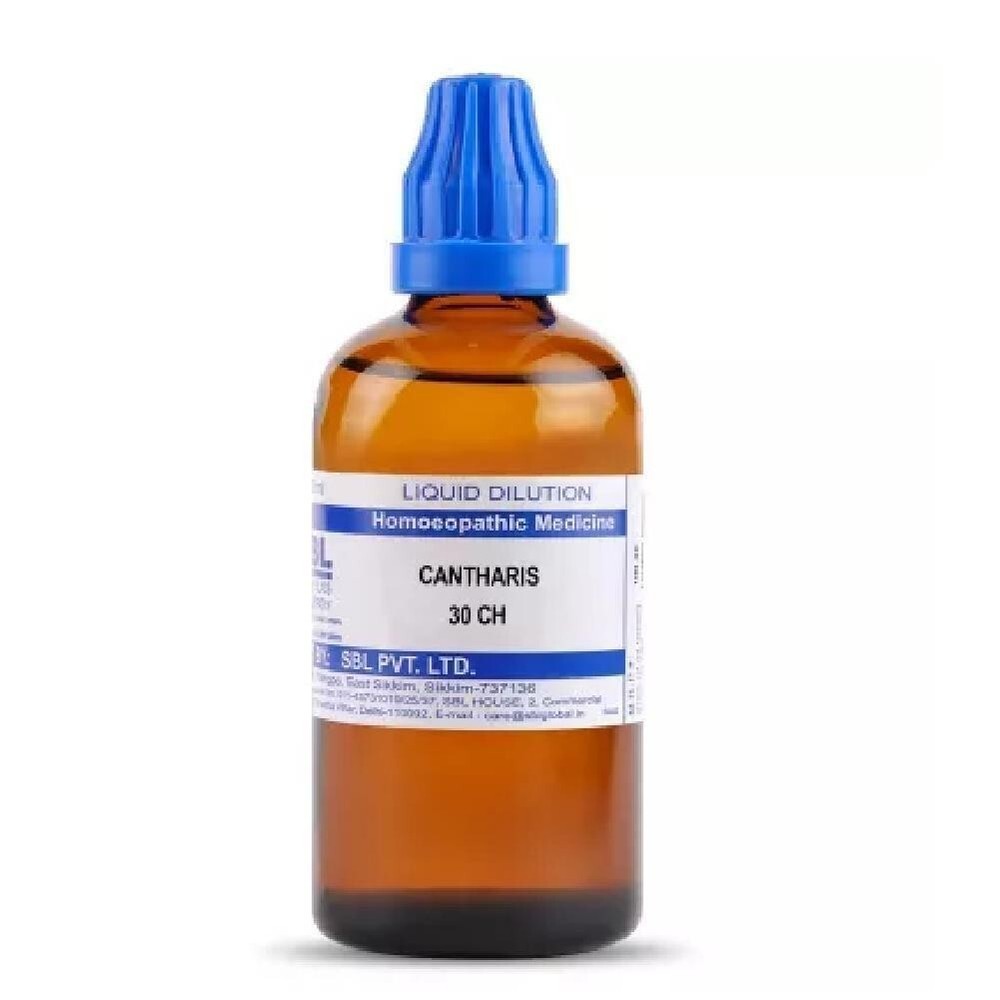 SBL Homeopathy Cantharis (30 ML / 100 ML) (Select Potency)