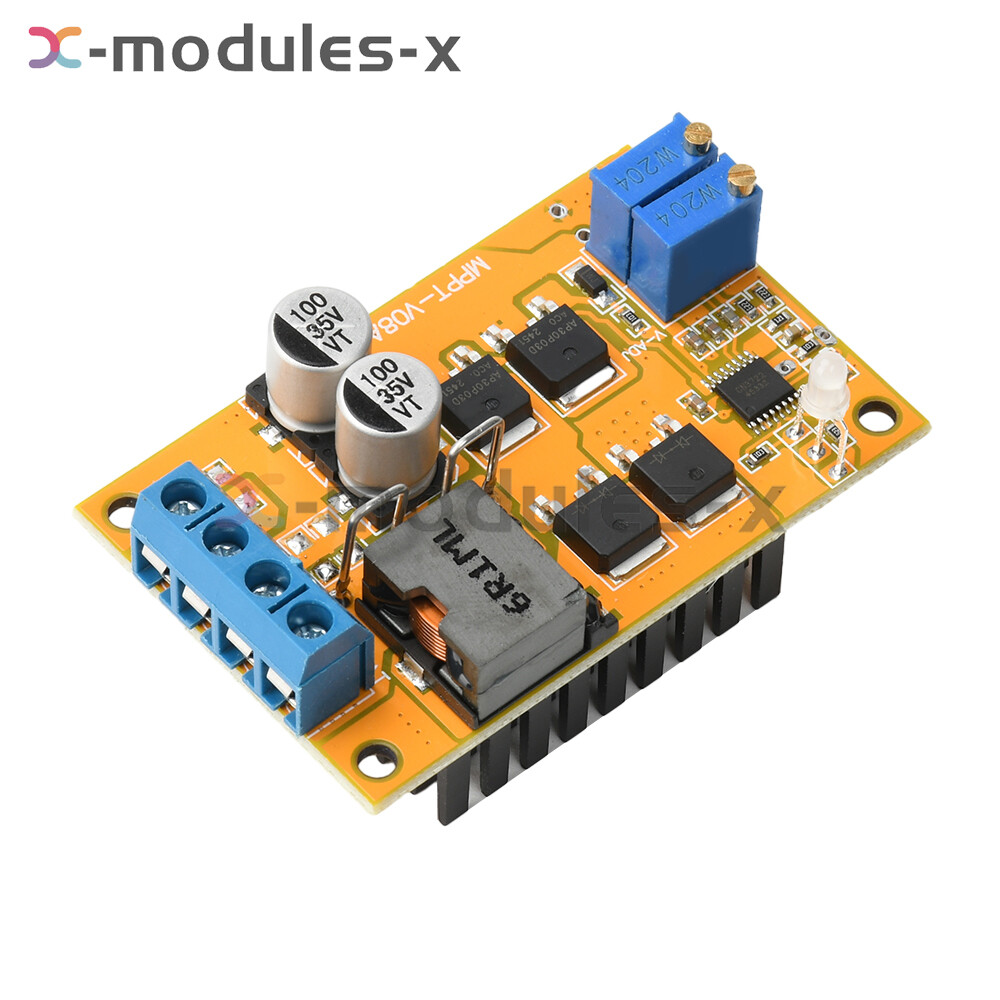 5A 100W MPPT Solar Panel Regulator Controller Battery Charging DC 8-28V Switch