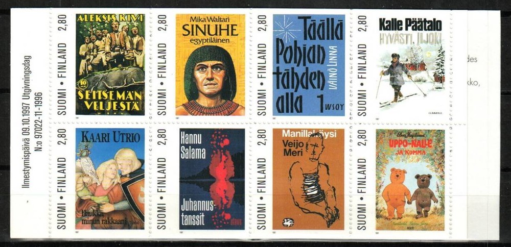 Finland Stamp 1054-1061  - Book covers
