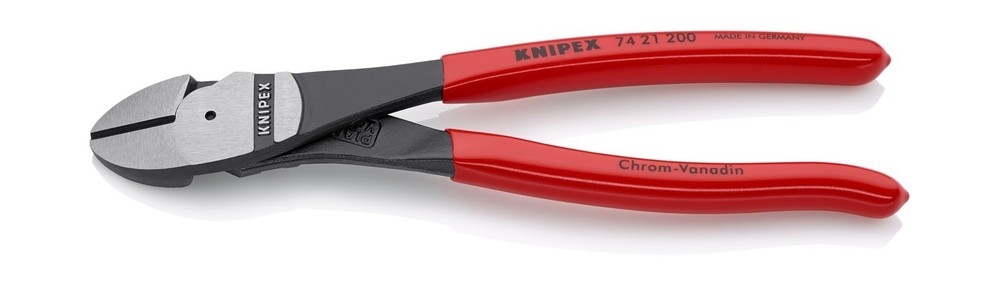 8 Inch High Leverage Angled Diagonal Cutters, for Cutting Wire & Cable