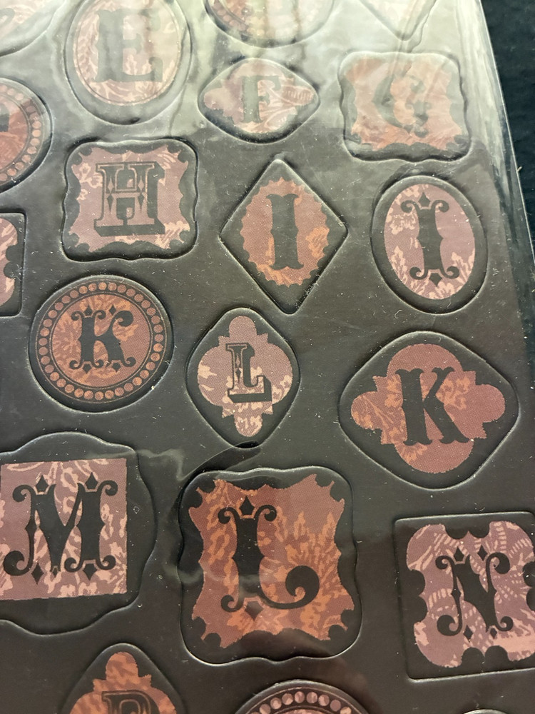 ASSORTED ALPHABET CHIPBOARD AND TRANSPARENCY