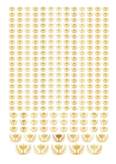 Gold Grails Custom Transfer Sheet A6