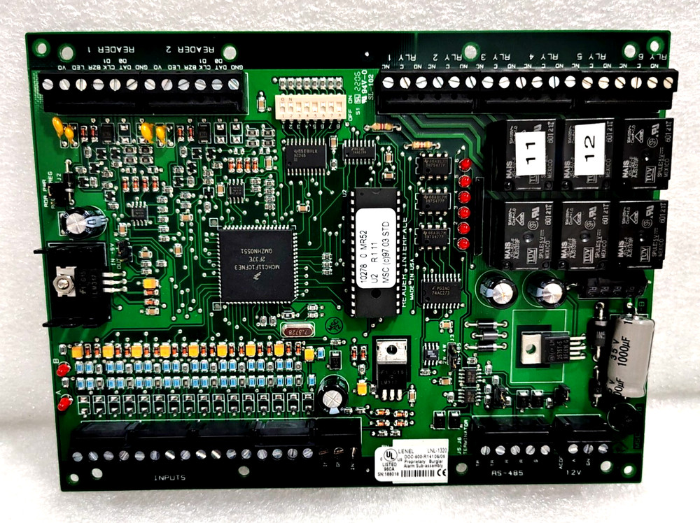 90-Day Warranty  LENEL LNL-1320 Dual Reader Interface Module
