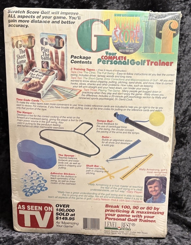 Scratch Score Golf, Complete Personal Golf Trainer As Seen On TV Video Training