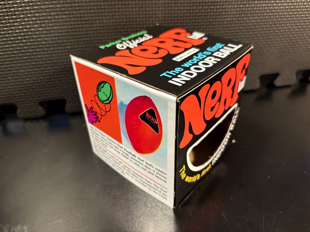Parker Brothers Nerf Ball - Empty custom design display box
