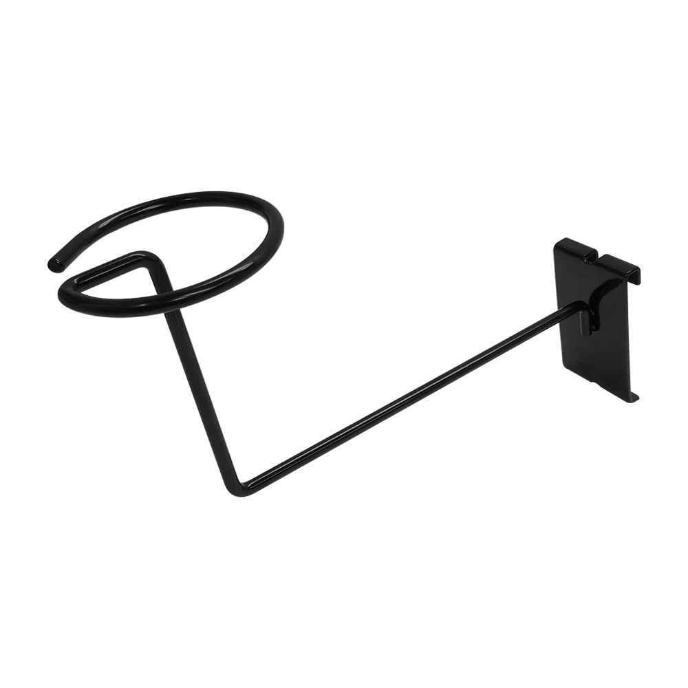 1 Pc Gloss Black Gridwall Hat Display Hook Single Cap Holder for Wire Grid Panel