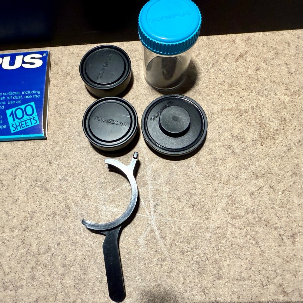 Olympus Microscope Eyepiece Lens Bundle